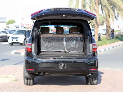 2014 Nissan Patrol 5.6 Liter V8 Cylinder Petrol Engine Black Beige SUV