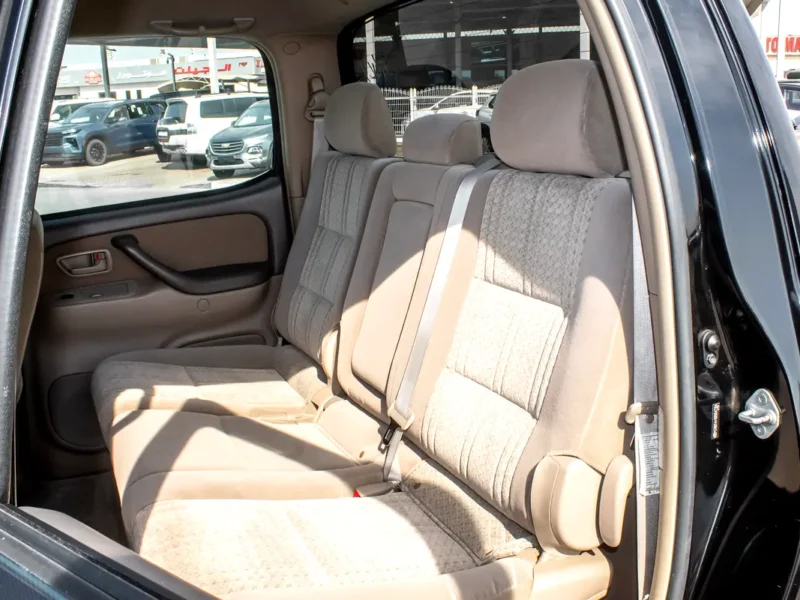 2006 Toyota Tundra Double Cab Limited 8 Cylinder Petrol Engine Black Beige