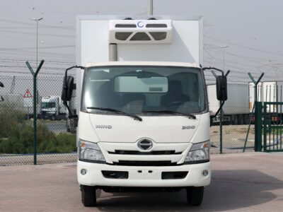 2023 Hino 300 Freezer Van 4.0L 4 Cylinder Engine MT White Diesel White Grey