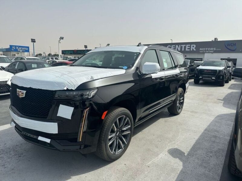 2024 Cadillac Escalade Sport Platinum 6.2L 8 Cylinders Engine 4WD Black Maroon SUV