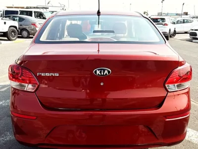 2020 Kia Pegas S 4 Cylinder Petrol Engine Red Grey Sedan GCC Specs