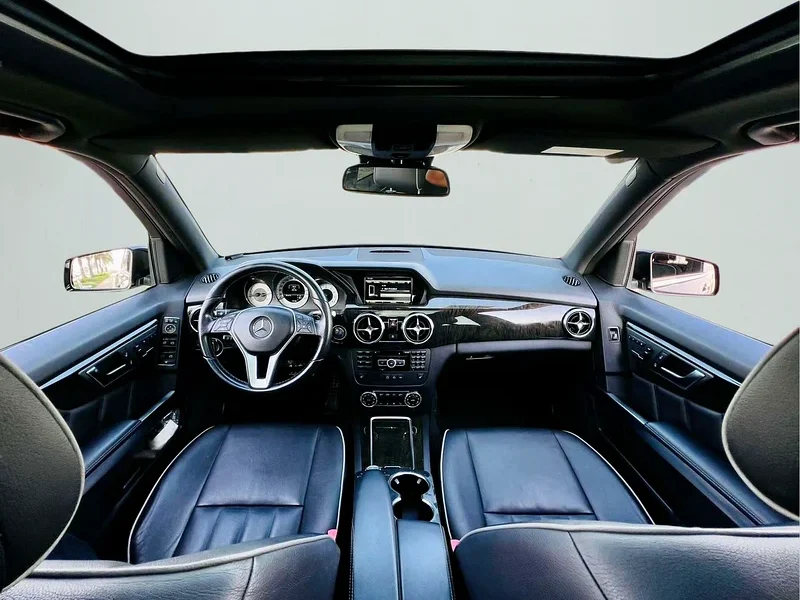 2013 Mercedes-Benz GLK-Class GLK 350 4matic 6 Cylinders Engine Black SUV