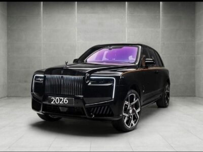2026 Rolls Royce Cullinan 6.75-liter twin-turbocharged V12 Black Orange SUV