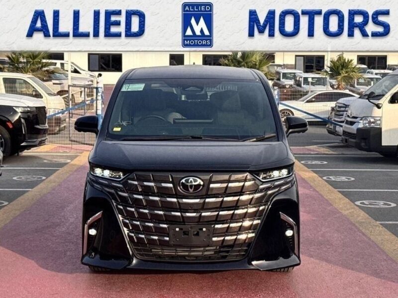 2024 TOYOTA ALPHARD Z RHD 2.5L 4 Cylinder Petrol Engine Black Van RHD
