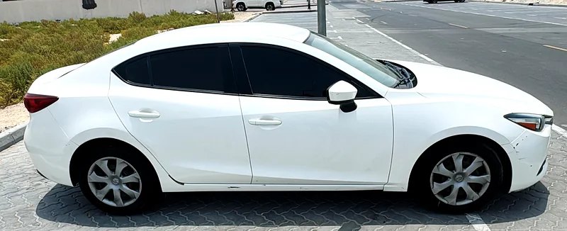 2019 Mazda 3 Other 4 Cylinder Petrol Engine White Beige Sedan GCC Specs