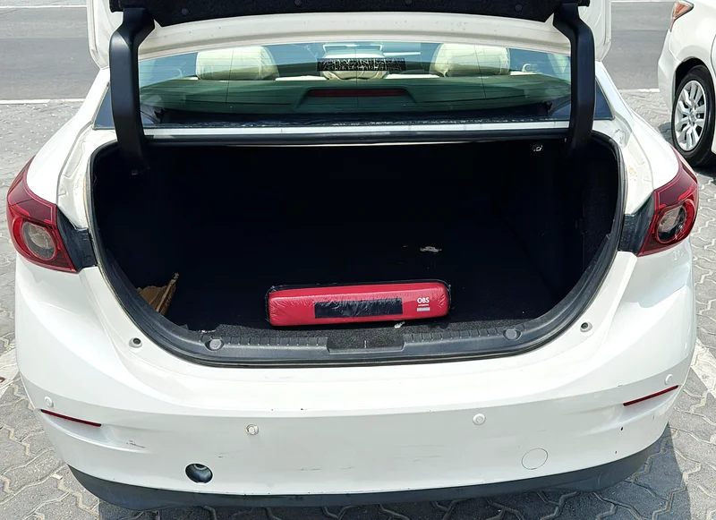 2019 Mazda 3 Other 4 Cylinder Petrol Engine White Beige Sedan GCC Specs