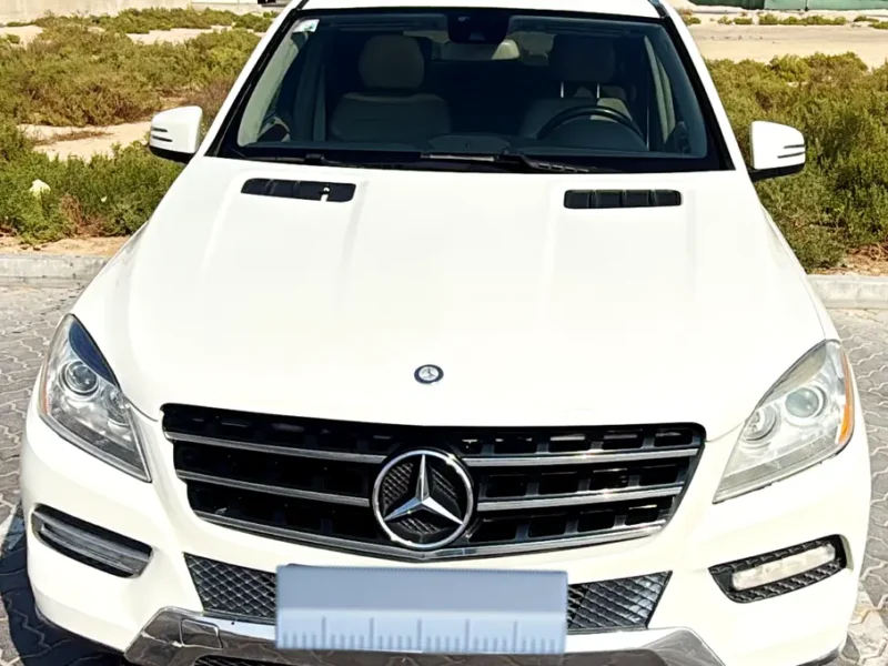 2012 Mercedes-Benz M-Class ML 350 6 Cylinders Engine White Beige SUV