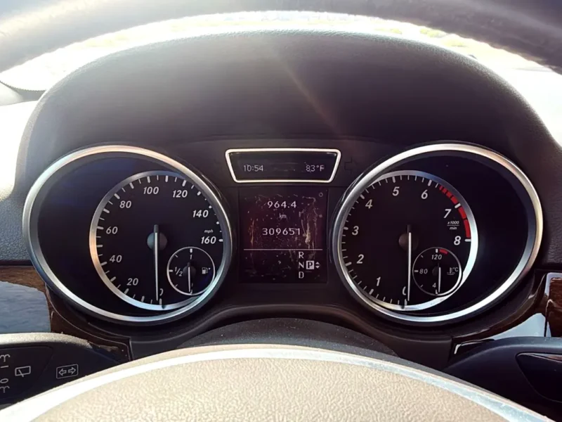 2012 Mercedes-Benz M-Class ML 350 6 Cylinders Engine White Beige SUV