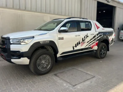 2026 TOYOTA HILUX 2.4L 4 Cylinder DIESEL GR-SPORTS 4X4 FULL OPTION White Black