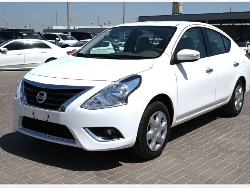 2026 Nissan Sunny 4 Cylinder Petrol Engine White Beige Sedan GCC Specs