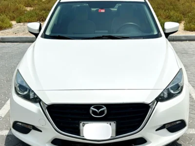 2019 Mazda 3 Other 4 Cylinder Petrol Engine White Beige Sedan GCC Specs