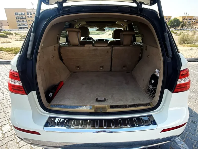 2012 Mercedes-Benz M-Class ML 350 6 Cylinders Engine White Beige SUV