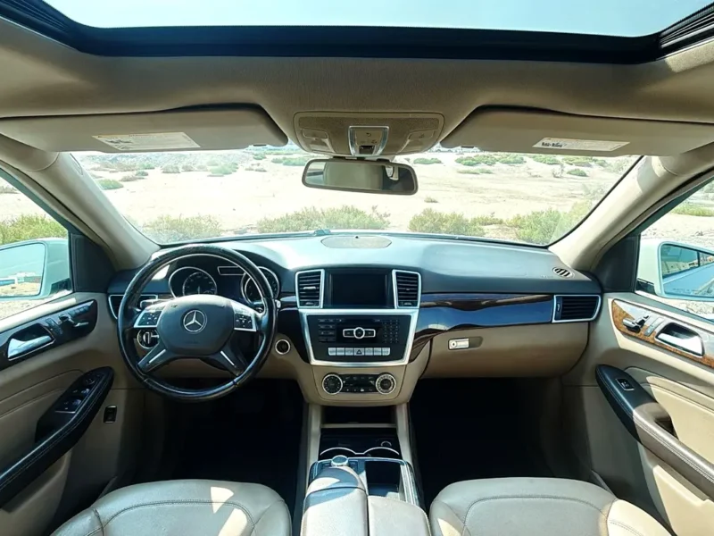 2012 Mercedes-Benz M-Class ML 350 6 Cylinders Engine White Beige SUV