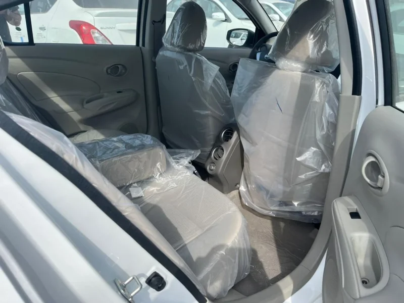 2025 Nissan Sunny 1.6 L 4 Cylinder Petrol Engine White Beige Sedan GCC Specs