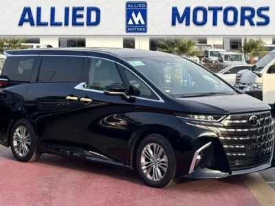 2024 TOYOTA ALPHARD Z RHD 2.5L 4 Cylinder Petrol Engine Black Van RHD