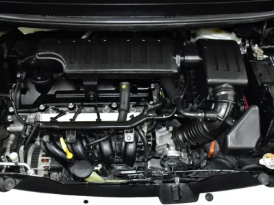 2015 Kia Picanto EX FOP 4 Cylinders Petrol Engine White Black Hatchback GCC