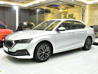 2021 Skoda Octavia Active 4 Cylinders Petrol Engine Silver Black Sedan GCC