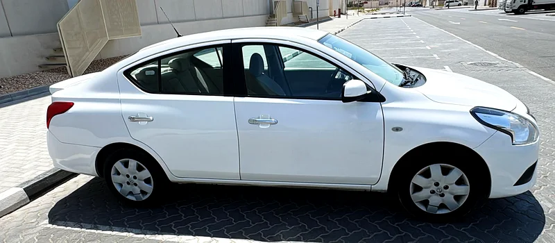 2023 Nissan Sunny Other 4 Cylinder Petrol Engine White Beige Sedan GCC Specs