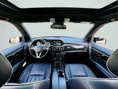 2013 Mercedes-Benz GLK-Class GLK 350 4matic 6 Cylinders Engine Black SUV