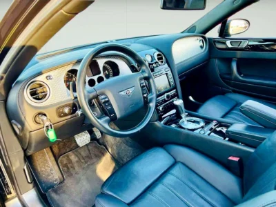 2006 Bentley Continental Flying Spur 12 Cylinder Petrol Engine Black Sedan