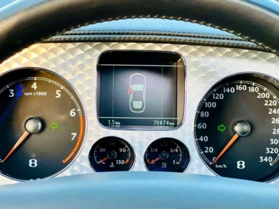 2006 Bentley Continental Flying Spur 12 Cylinder Petrol Engine Black Sedan