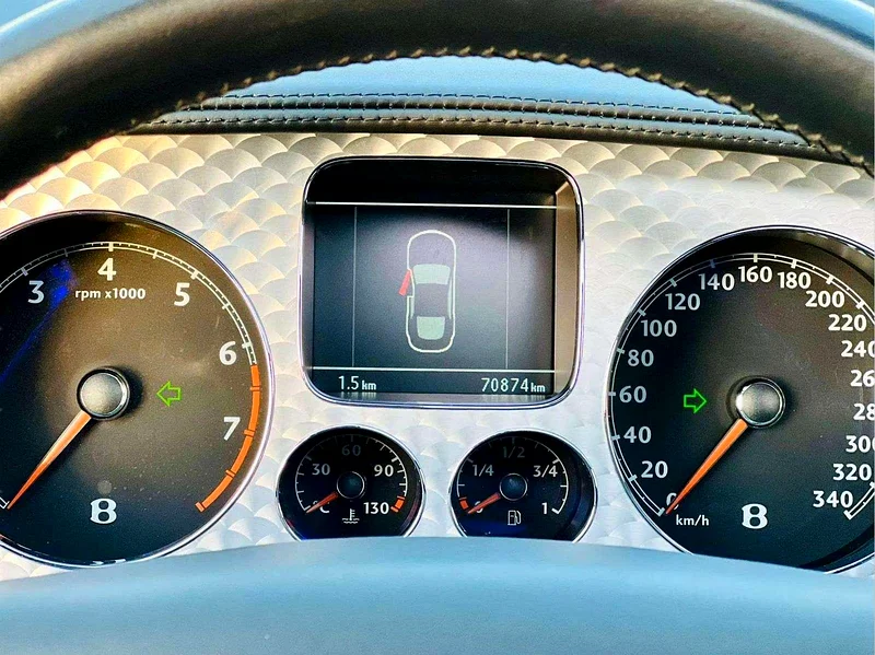 2006 Bentley Continental Flying Spur 12 Cylinder Petrol Engine Black Sedan