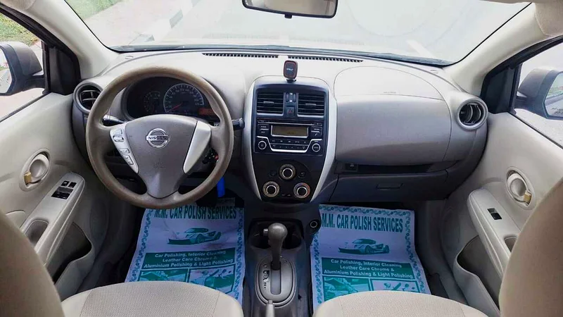 2017 Nissan Sunny Other 4 Cylinder Petrol Engine Grey Beige Sedan GCC Specs