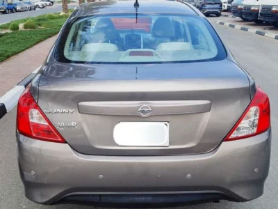 2017 Nissan Sunny Other 4 Cylinder Petrol Engine Grey Beige Sedan GCC Specs