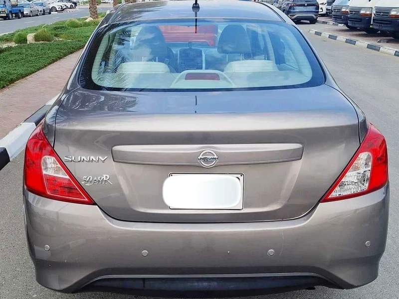 2017 Nissan Sunny Other 4 Cylinder Petrol Engine Grey Beige Sedan GCC Specs