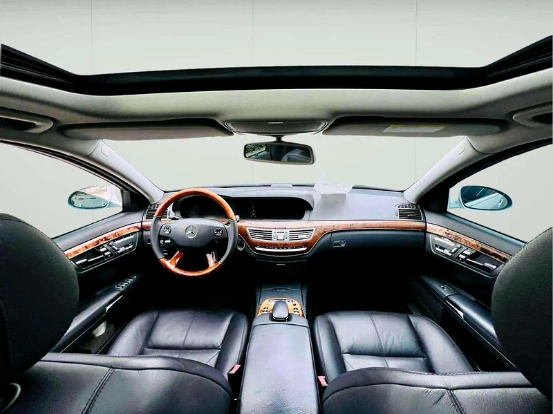 2006 Mercedes-Benz S-Class S 350 6 Cylinder Petrol Engine Silver Black Sedan