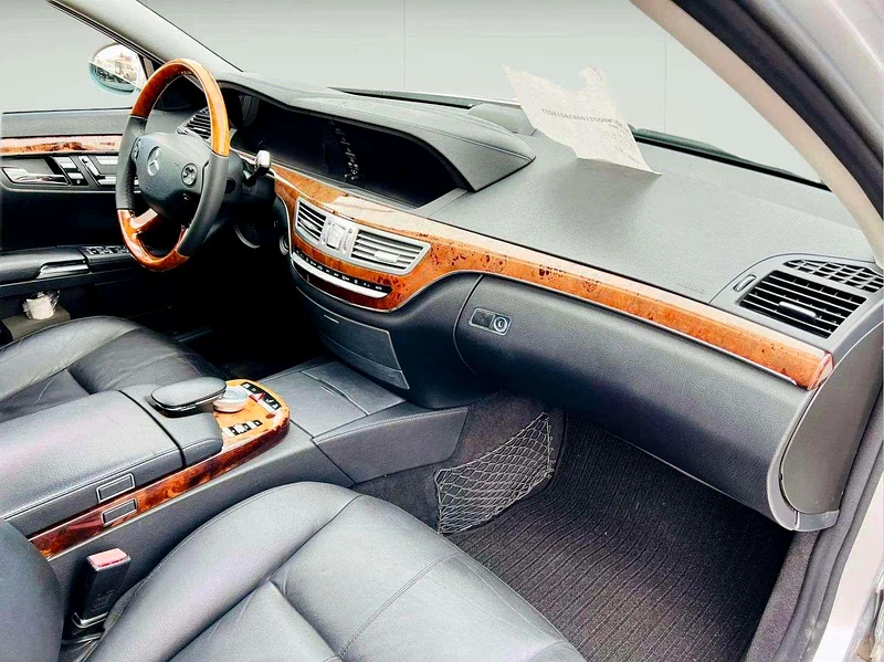 2006 Mercedes-Benz S-Class S 350 6 Cylinder Petrol Engine Silver Black Sedan