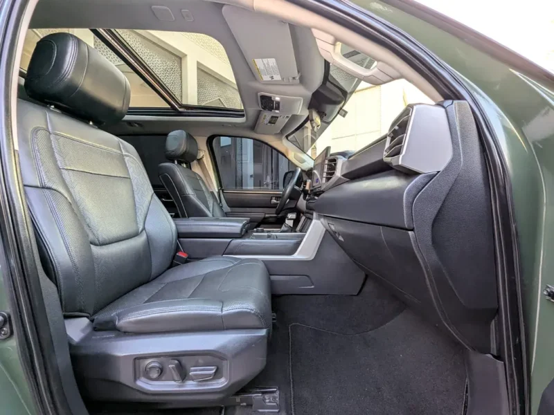 2022 Toyota Tundra Crewmax Limited 6 Cylinder Engine Green Grey Truck