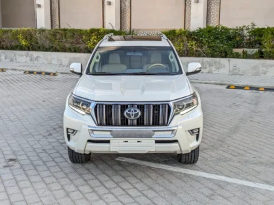 2019 TOYOTA PRADO VXR TOP FULL OPTION GCC V6 4.0L White Beige SUV
