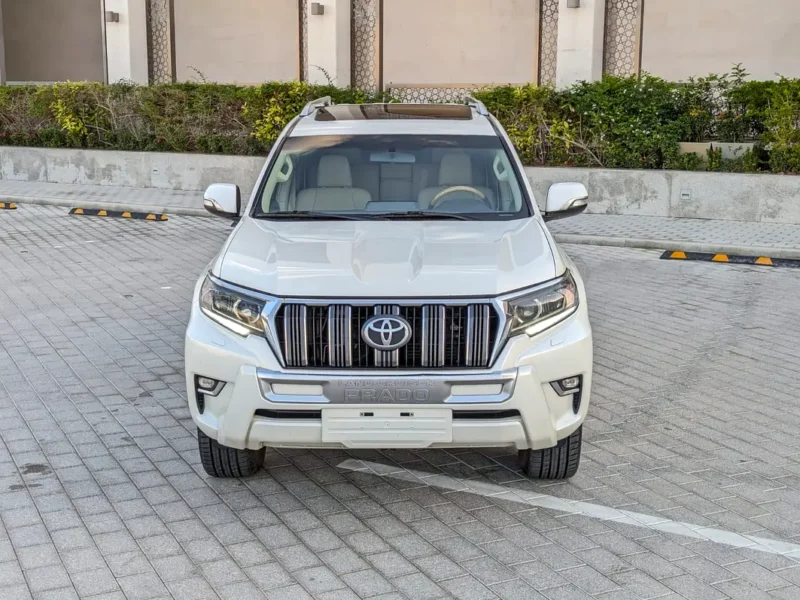 2019 TOYOTA PRADO VXR TOP FULL OPTION GCC V6 4.0L White Beige SUV