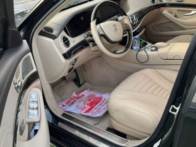 2014 MERCEDES BENZ S500 5.0 Liter 8 Cylinder Petrol Engine Black Beige Sedan