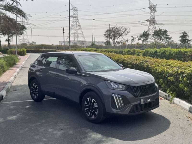 2025 Peugeot 2008 Active GCC 1.2L 4 Cylinder Engine CUV FWD Grey Black SUV