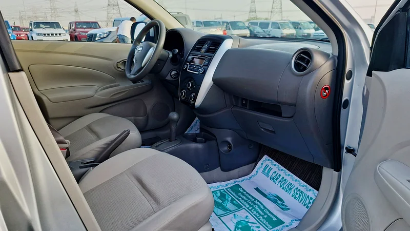 2019 Nissan Sunny Other 4 Cylinder Petrol Engine Silver Beige Sedan GCC Specs