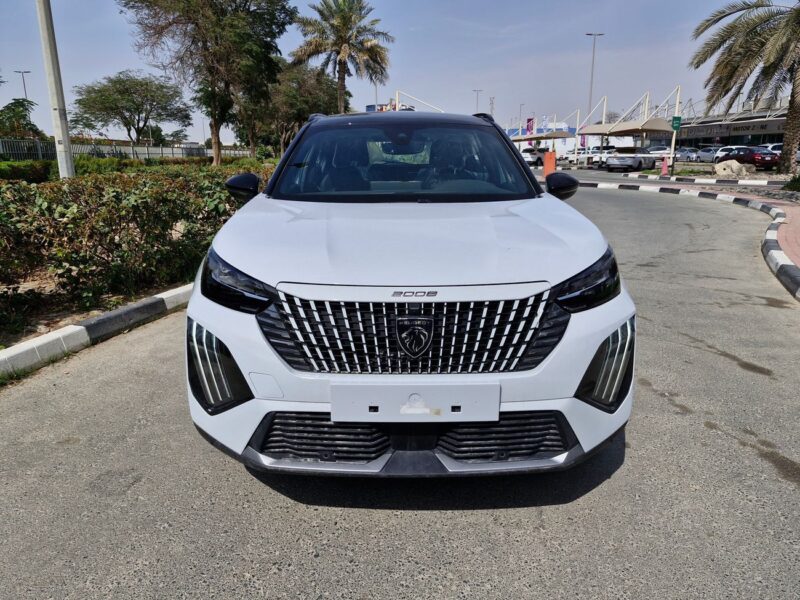 2025 Peugeot 2008 Active GCC 1.2L 4 Cylinder Engine CUV FWD White Black SUV