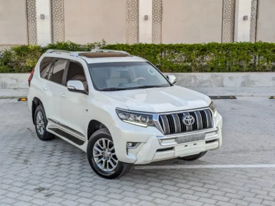 2019 TOYOTA PRADO VXR TOP FULL OPTION GCC V6 4.0L White Beige SUV