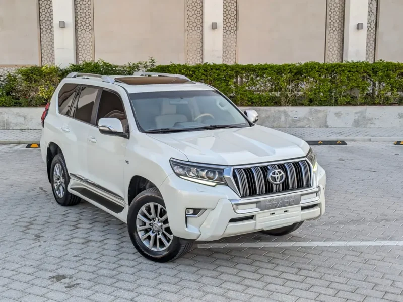 2019 TOYOTA PRADO VXR TOP FULL OPTION GCC V6 4.0L White Beige SUV