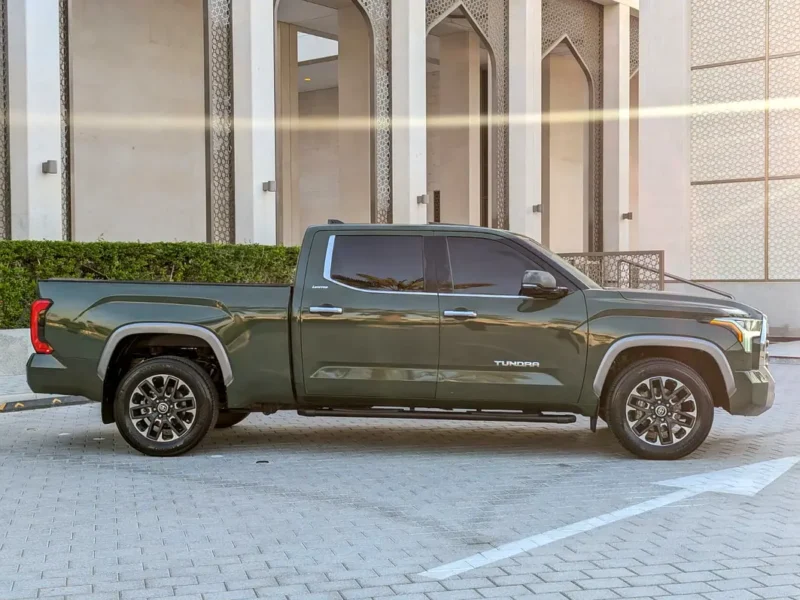 2022 Toyota Tundra Crewmax Limited 6 Cylinder Engine Green Grey Truck