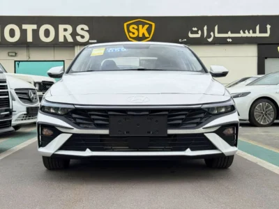 2025 Hyundai Elantra ELITE 1.5L 4 Cylinder PETROL Engine White Black Sedan