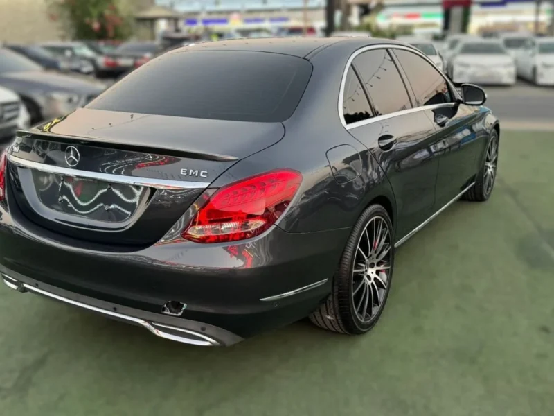 2015 MERCEDES BENZ C200 2.0L 4 Cylinder Petrol Engine Black Orange Sedan