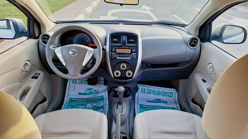 2019 Nissan Sunny Other 4 Cylinder Petrol Engine Silver Beige Sedan GCC Specs