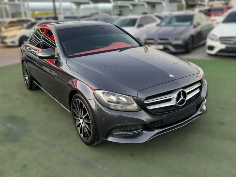 2015 MERCEDES BENZ C200 2.0L 4 Cylinder Petrol Engine Black Orange Sedan