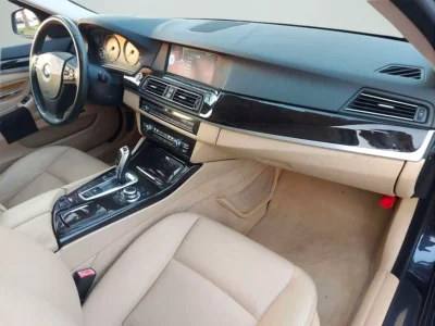 2010 BMW 5-Series 528i 6 Cylinder Petrol Engine Black Beige Sedan