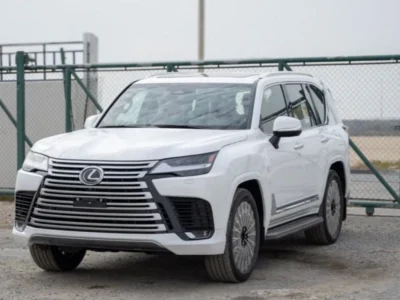 2026 Lexus LX700 Hybrid VIP 3.5L Twin Turbo 4 Cylinder Engine White Orange SUV