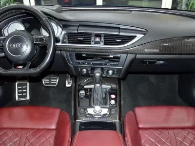 2016 Audi S7 4.0 TFSI Quattro 8 Cylinder Petrol Engine Blue Red Sedan GCC