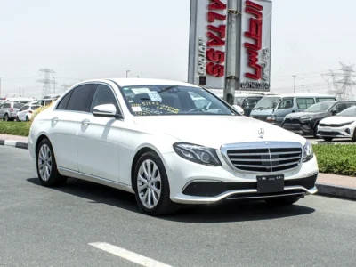 2017 Mercedes-Benz E-Class E400 4Matic 6 Cylinders Engine White Black Sedan