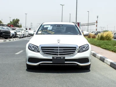 2017 Mercedes-Benz E-Class E400 4Matic 6 Cylinders Engine White Black Sedan
